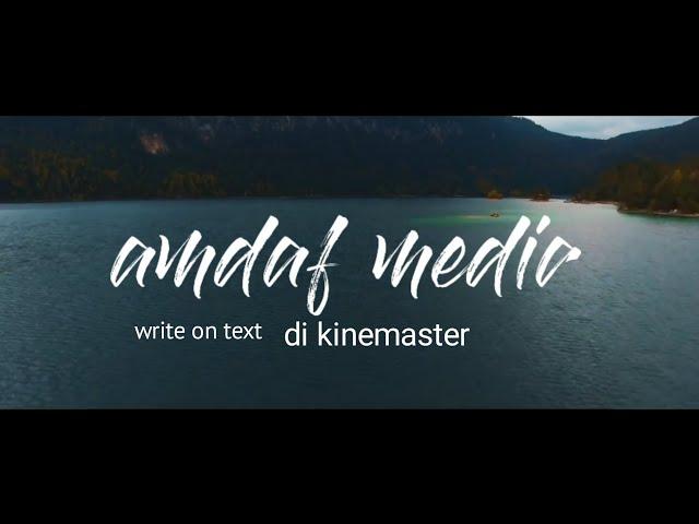 Tutorial membuat intro write on text di android |cocok buat intro cinematic