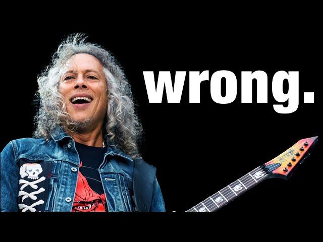 Kirk Hammett is WRONG about guitar solos.
