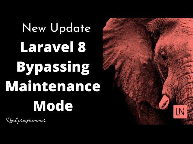 Laravel 8 Bypassing Maintenance Mode