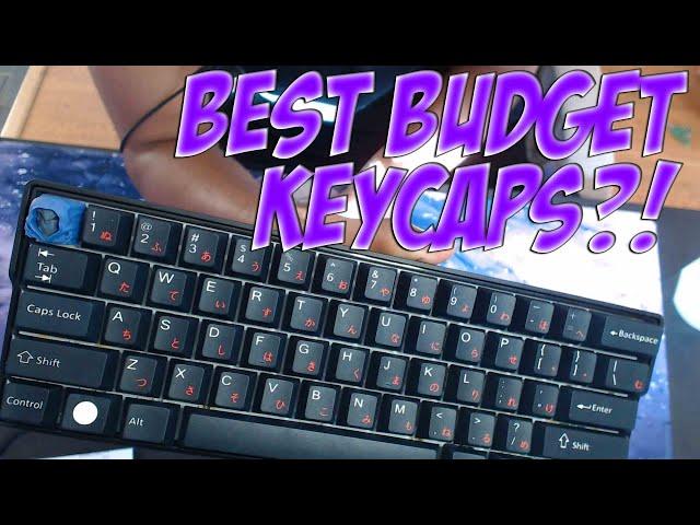 BEST BUDGET KEYCAPS?! (JAPANESE KEYCAP SET)