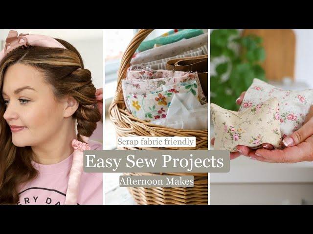 Easy sewing projects compilation! ( Scrap fabric friendly & perfect for beginners )  