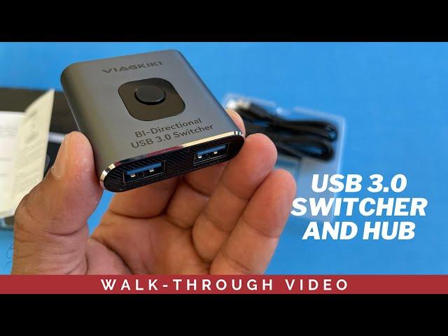 USB 3.0 Bi-Directional Switch Review - perfect accessory for port strapped laptops