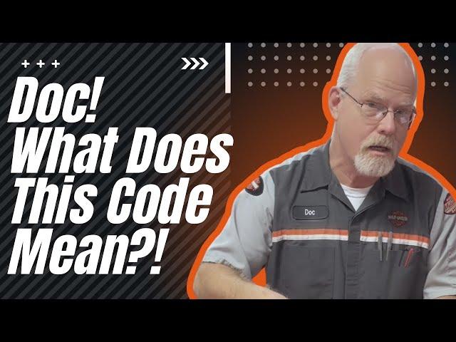 Harley-Davidson Problem Codes | What Do They Mean?! | Doc Harley