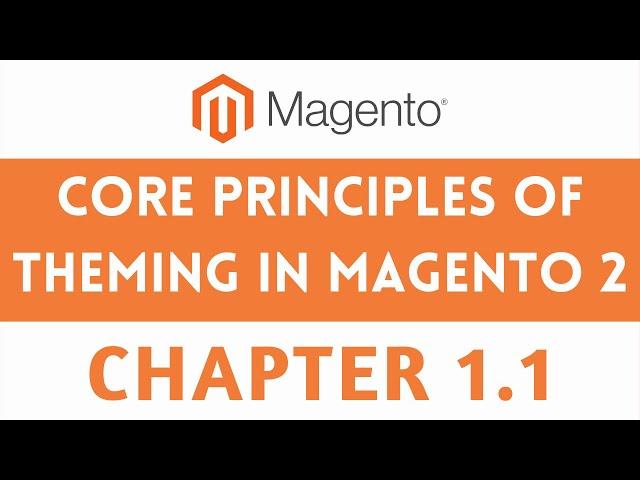 CHAPTER 1.1 CORE PRINCIPLES OF THEMING IN MAGENTO 2