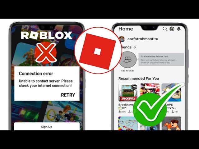 Fix Roblox Unable To Contact Server Please Check Your Internet Connection Error (Android & ios)