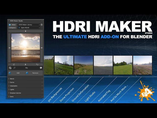 HDRi Maker Studio | Addon For Blender