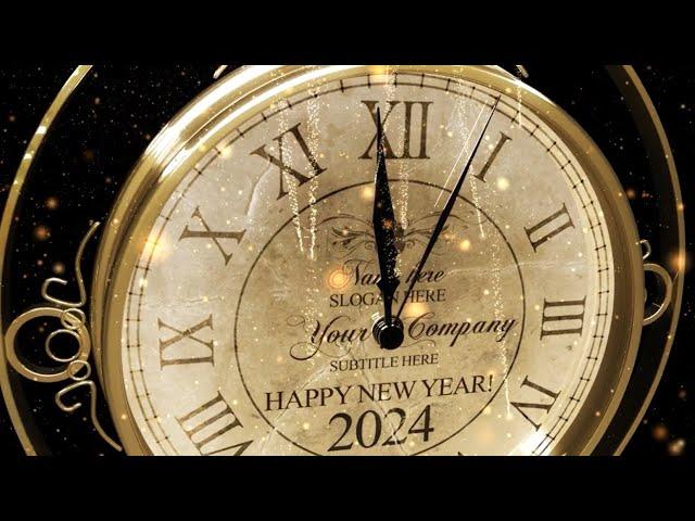 Happy New Year Countdown Clock 2024 V1