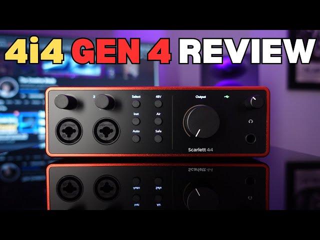 Focusrite Scarlett 4i4 4th Gen Review | Sound Test - Pros And Cons @zZoundsMusic