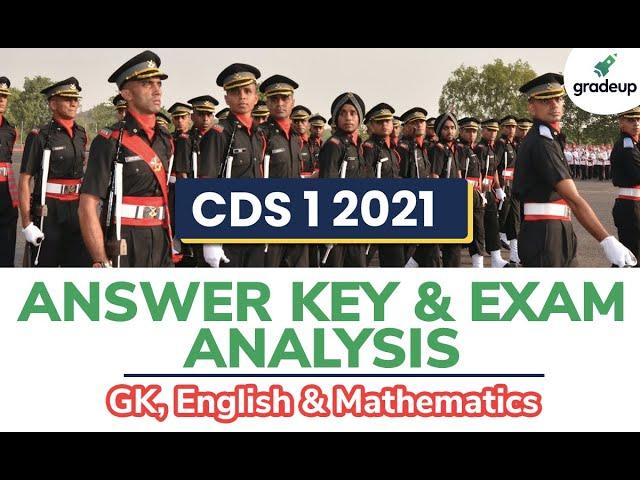 CDS 2021 Answer Key & Exam Analysis | 7th Feb CDS 1 2021 Question Paper with Solution | BYJU'S