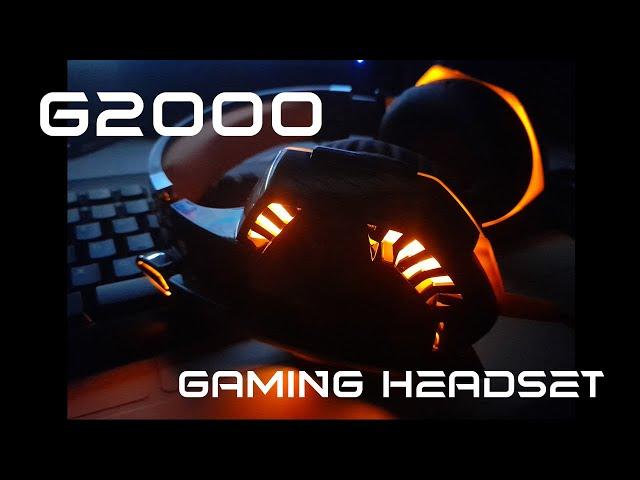 kotion G2000 gaming headset - unboxing and review (mic test)