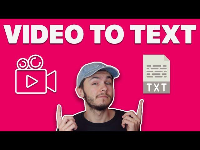 How to automatically transcribe video to text