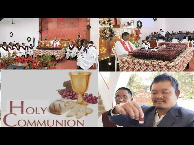 The holy communion to remember Christ's death and strengthen one's spiritual connection with him ️