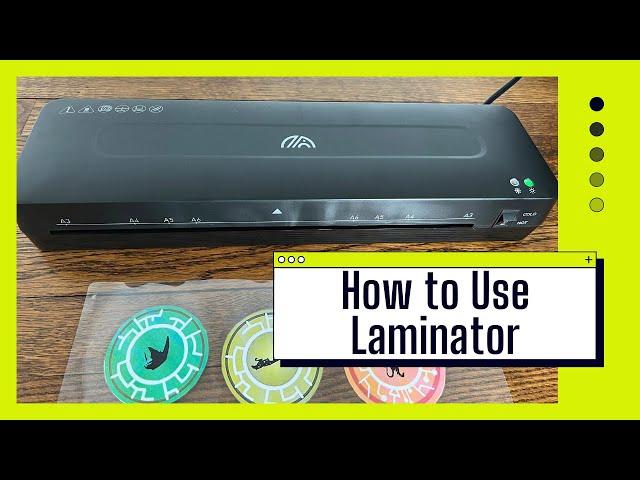 How to Use Laminator Machine A3 | MAXDONE Cold and Thermal Laminator for Home Office School