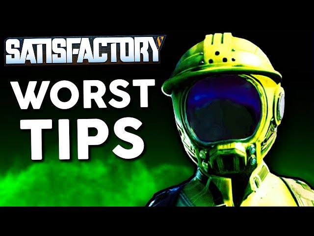 20 WORST Tips from 2000 Hours in Satisfactory!