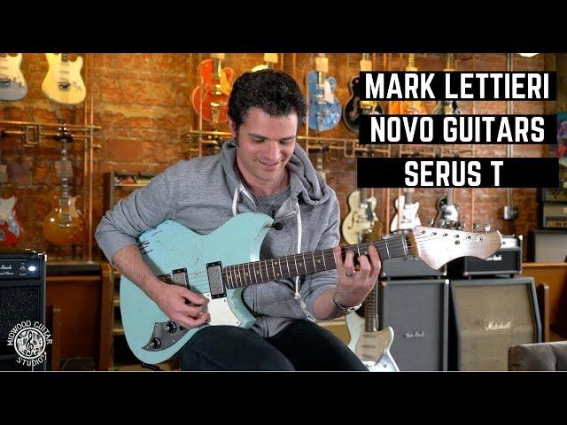 Mark Lettieri - Novo Serus T - Sonic Blue w/ ThroBaks | Midwood Guitar Studio