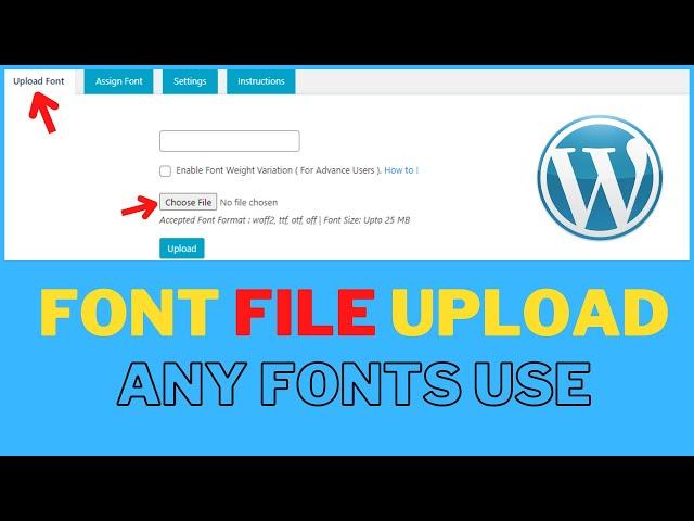 How to upload font file in WordPress 2023 | Add Custom Fonts in WordPress Manually Using a Plugin