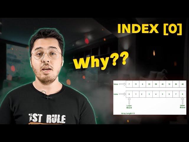 Index starts with 0 & not 1 - But why?