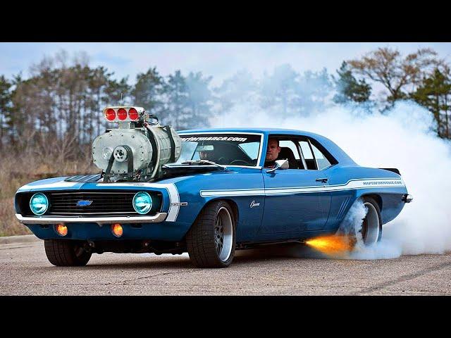 American Muscle Cars Compilation | Big Engines & Power Sound 2020