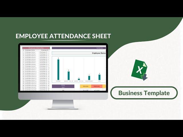 Employee Attendance Sheet Excel Template