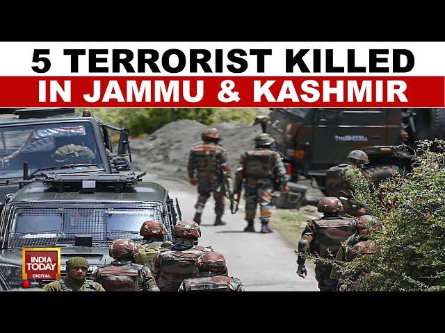 Kulgam Encounter News: Encounter In J&K Between Terrorist & Forces | India Today News