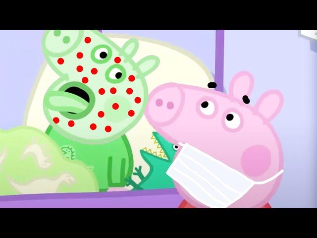 Oh No, George Pig is Sick!!!  Peppa Pig Asia  Peppa Pig English Episodes