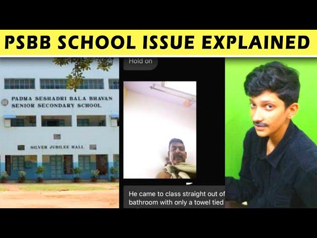 PSBB School Issue Explained | PSBB  Trendloud? | Tamil | JK