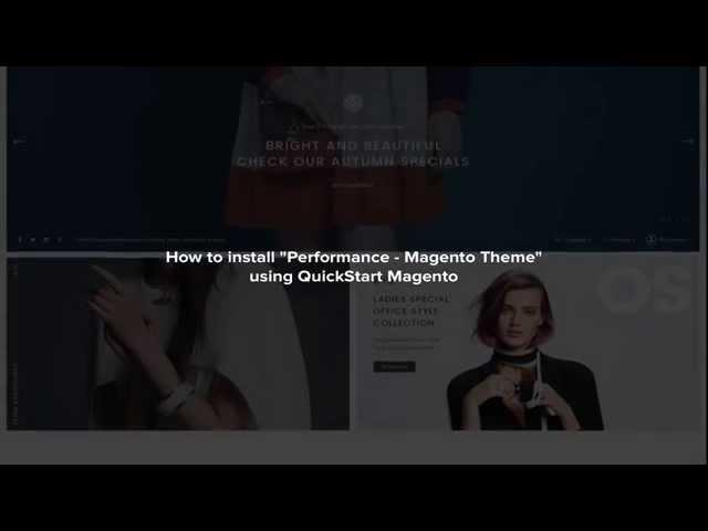 Performance - magento theme. How to install quickstart