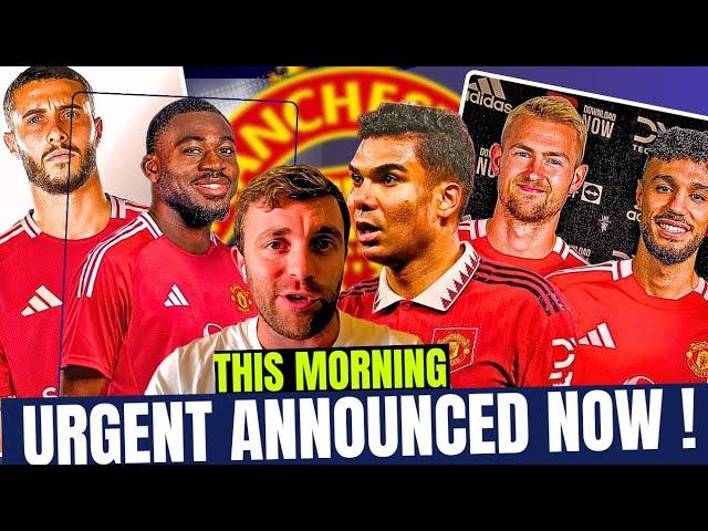 JUST NoWMAN UTD TRANSFER NEWS&UPDATEs THIS MONDAY REVEALED12.08.2024CONFIRMED #manunitednewstoday