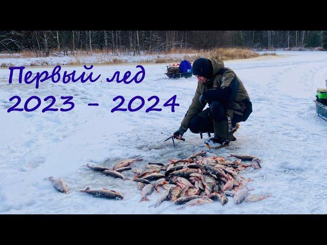 Первый лед 2023-2024. Такого клева я давно не видел! № 1.