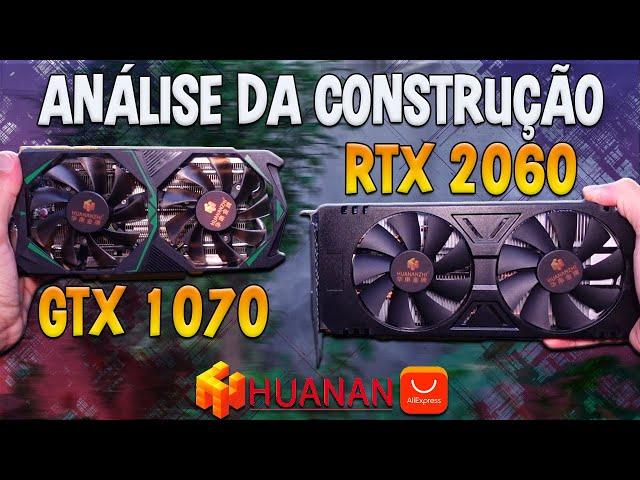 PRESTA MESMO??? Análise INTERNA da RTX 2060 e GTX 1070 HUANANZHI do AliExpress!