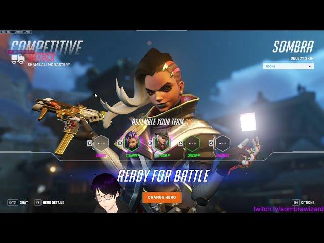 1000 Hours of Sombra! SombraWizard SHOWS HIS INSANE SOMBRA OVERWATCH 2 GAMEPLAY SEASON 10