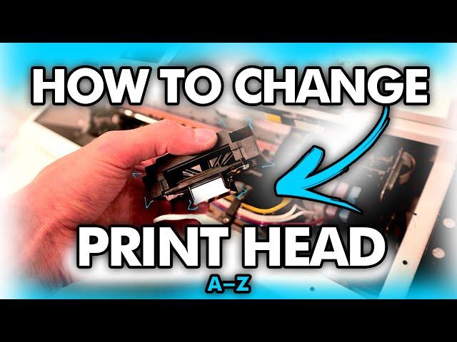 How To Replace/Remove L1800 Printhead (A-Z) DTF Printing