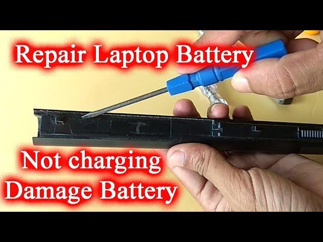 Repair Laptop Damage Battery  or Not Charging Battery (Easy Way)