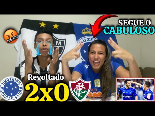 React CRUZEIRO 2x0 FLUMINENSE | Atleticano REVOLTADO Com a Vitória do CABULOSO