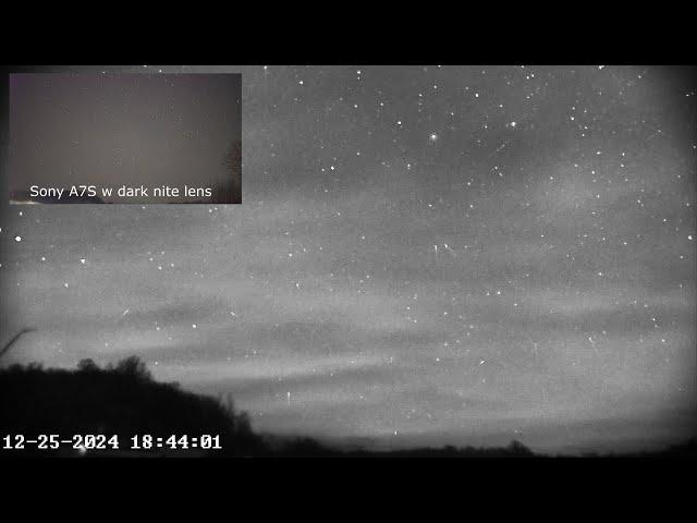 Pointing a super senitive Infared Camera at the night sky