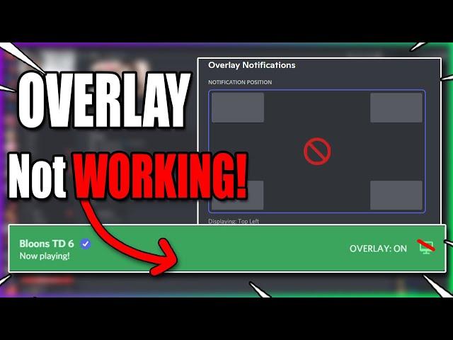 how to fix discord overlay not working (2023)