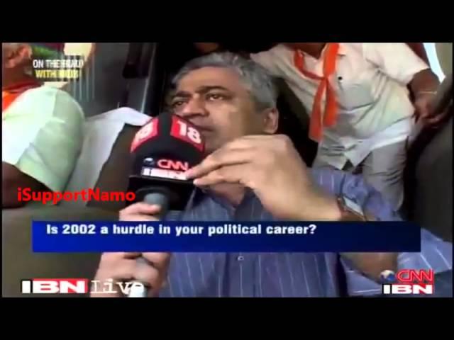 [ Must Watch ] Narendra Modi Exposed Rajdeep Sardesai on his Face !