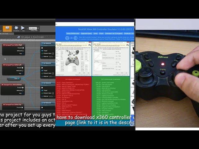 UE4 Gamepad setup tutorial (also read the description)