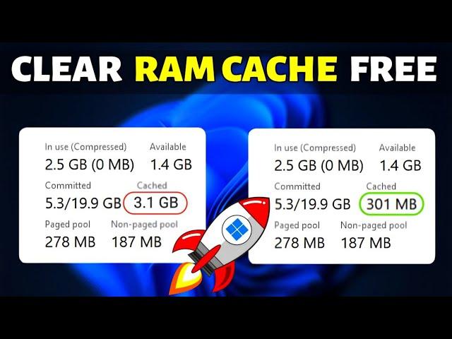  Clear RAM Cache in Windows 10/11 (2024) | Boost Your PC Speed Instantly! 