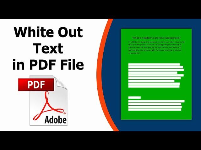 How to white out text in pdf using Adobe Acrobat Pro DC