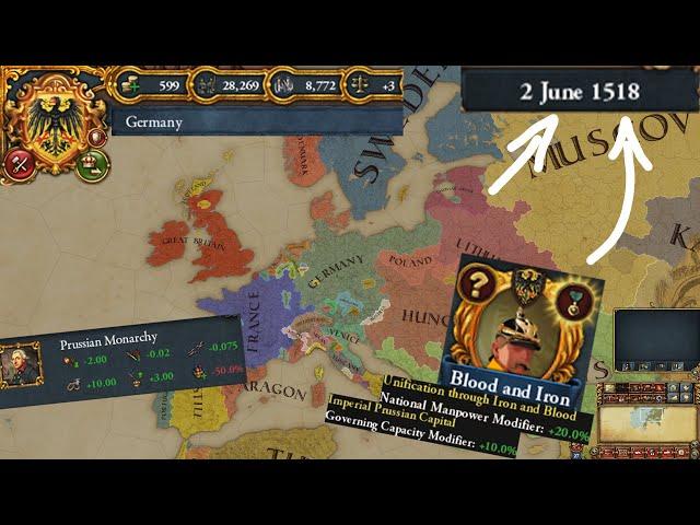 I found a legit Path in EU4 to form GERMANY in 1518!! --- No for real this is NO clickbait!