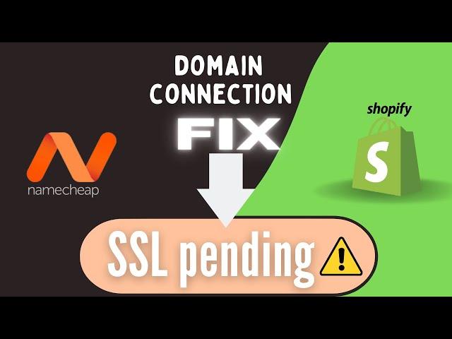 FIX SSL PENDING ERROR ON YOUR SHOPIFY STORE