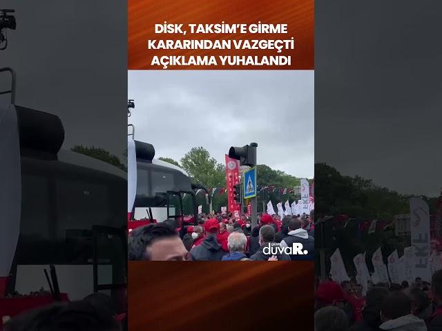 DİSK ve KESK Taksim'e yürümekten vazgeçti: Karar açıklanırken yuhalandılar