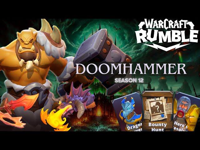 Warcraft Rumble PvP : Pushing with Orgrim Doomhammer to 17700+ | S12