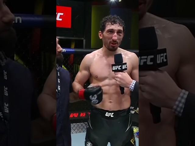 Армен Петросян - Слова после боя на #UFCVegas75