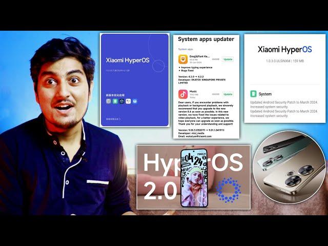 Redmi note 9/10/11/12/13, Poco Series, HyperOs 2.0, HyperOs India update, System Update, 30 April