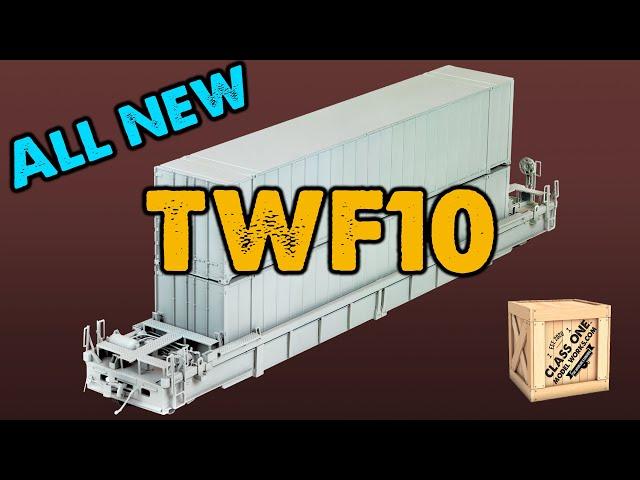 Introducing the Thrall TWF10 Well Car in HO Scale