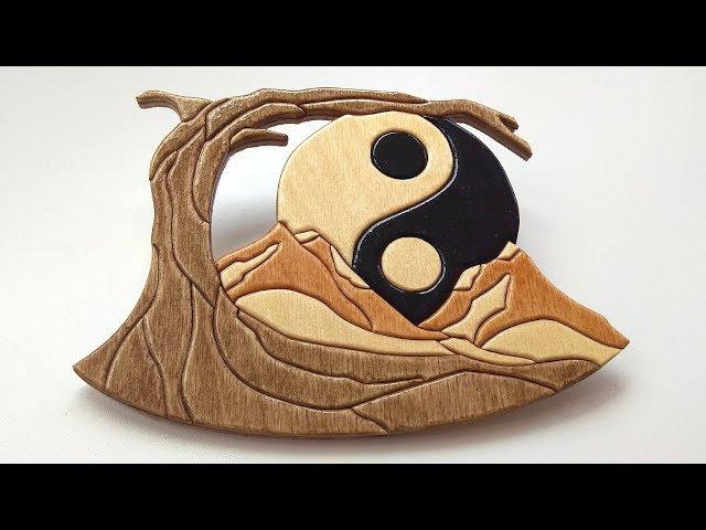 How to make Yin Yang segmentation - scroll saw project