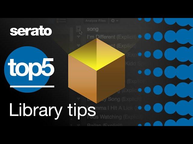 Top 5 | Serato Library Tips