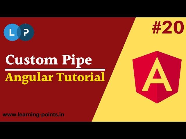 Create Custom Pipe in Angular | Use of pipe in angular | Angular Tutorial | Learning Points